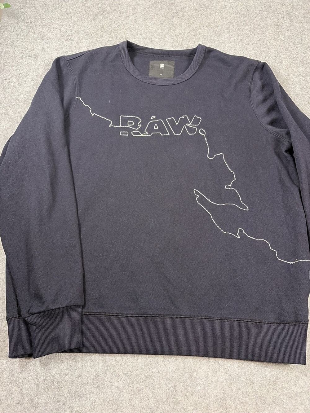 G Star RAW Crewneck Sweatshirt Xl Blk